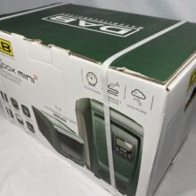 DAB esybox mini3 package tilt DAB dtron 3 tilted to see the ends of the packaging - product image