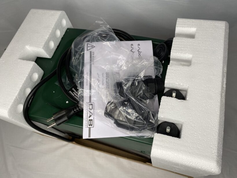 DAB esybox mini3 package half packed DAB dtron 3 package open half packaging - product image