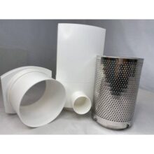 Wisy-poly downspout filter full inside display WISY Downspout Rainwater Prefilter Polypropylene - product image