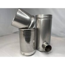 Wisy Downspout Stainless Prefilter full inside display(2) WISY Downspout Stainless Prefilter full display of all parts - product image