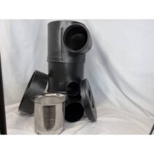 Wisy vortex150 breakdown display(2) wisy 150 inside filter and lid display - product image