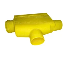 WISY LineAr100 Rainwater Prefilter yellow Polypropylene - product image