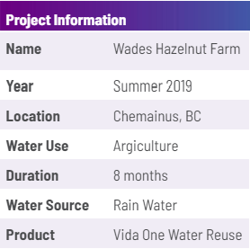 Wades Hazenut farm - project information - Chermainus, British Columbia