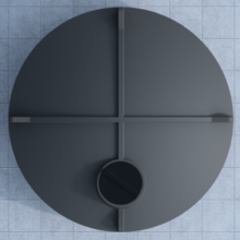 4500L_VERTICAL_BLACK_TOP_GRID 4500L Upright Tank