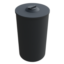 450L_SLIMLINE_BLACK_TOP-ANGLE 450L Slimline Tank