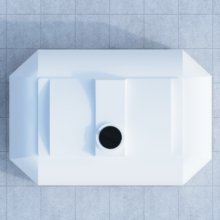 1100L_LOW PROFILE_WHITE_TOP_GRID