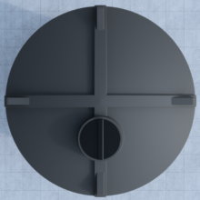 7000L_VERTICAL_BLACK_TOP_GRID 7000L Upright Tank grid