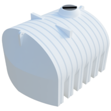 7500L Low Profile Tank White Angle