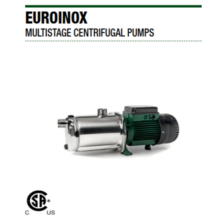 DAB Euroinox Multistage Centrifugal Pump 115_230V 2 DAB Euroinox Multistage Horizontal Centrifugal Pump 115/230V