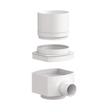 Wisy Rain Catcher, 4inch white 3 Wisy RainCatcher, 4" white