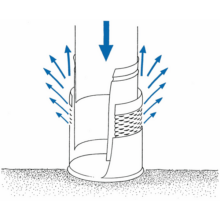 Wisy Smoothing Inlet, 6"