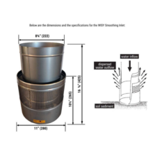 Wisy Smoothing Inlet, 8_ Wisy Smoothing Inlet, 8"
