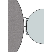 Wisy Vortex 100150 mounting plate for tank (3) Wisy Vortex 100/150 stainless steel mounting plate for tank